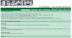 Desktop Screenshot of bridgeendhotel.com