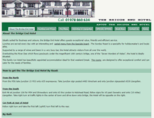 Tablet Screenshot of bridgeendhotel.com